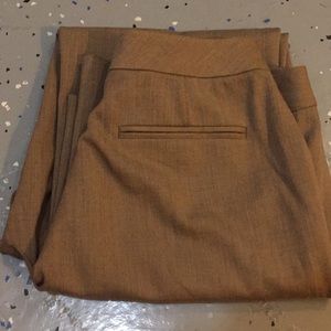 Pantalon Lafayette 148 New York - Taille 12 Beige Coton - Capri Occasion Très Bon état